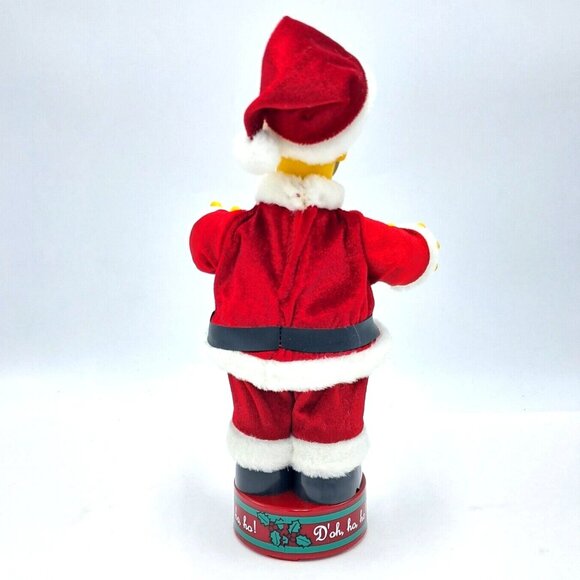 Simpsons 2002 Gemmy 12" Singing Dancing Talking Santa Homer Simpson – Working - Picture 3 of 5